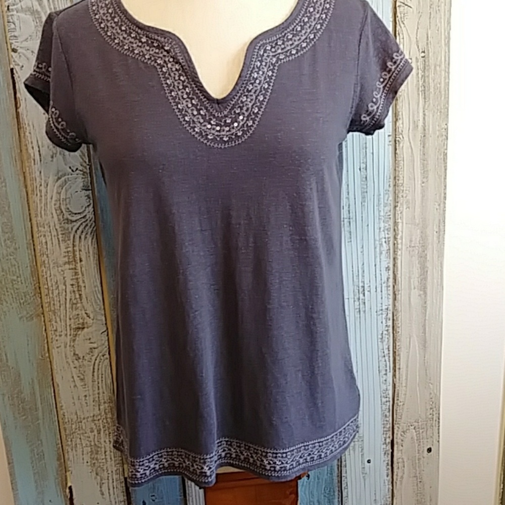 55 St Tropez West Short Sleeve Tee Sz S